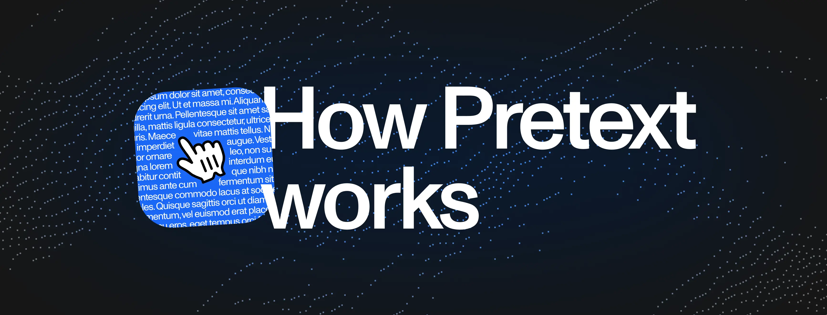 How Pretext works