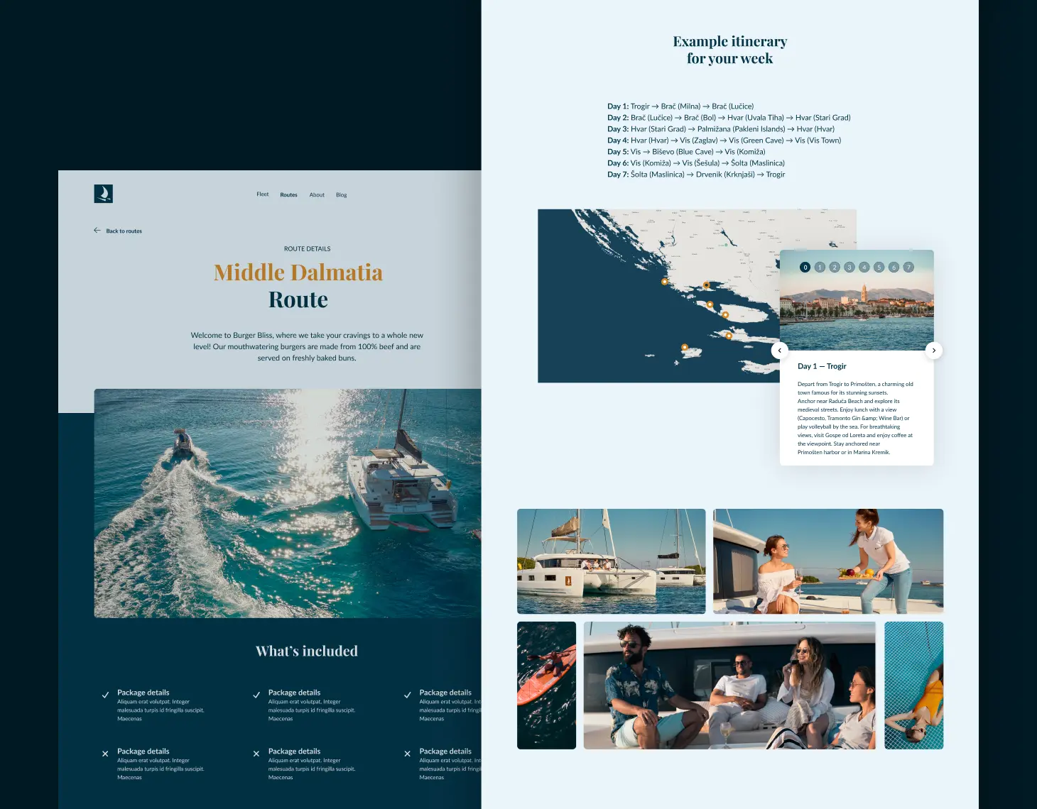 Tailor-Made and Detailed Itineraries