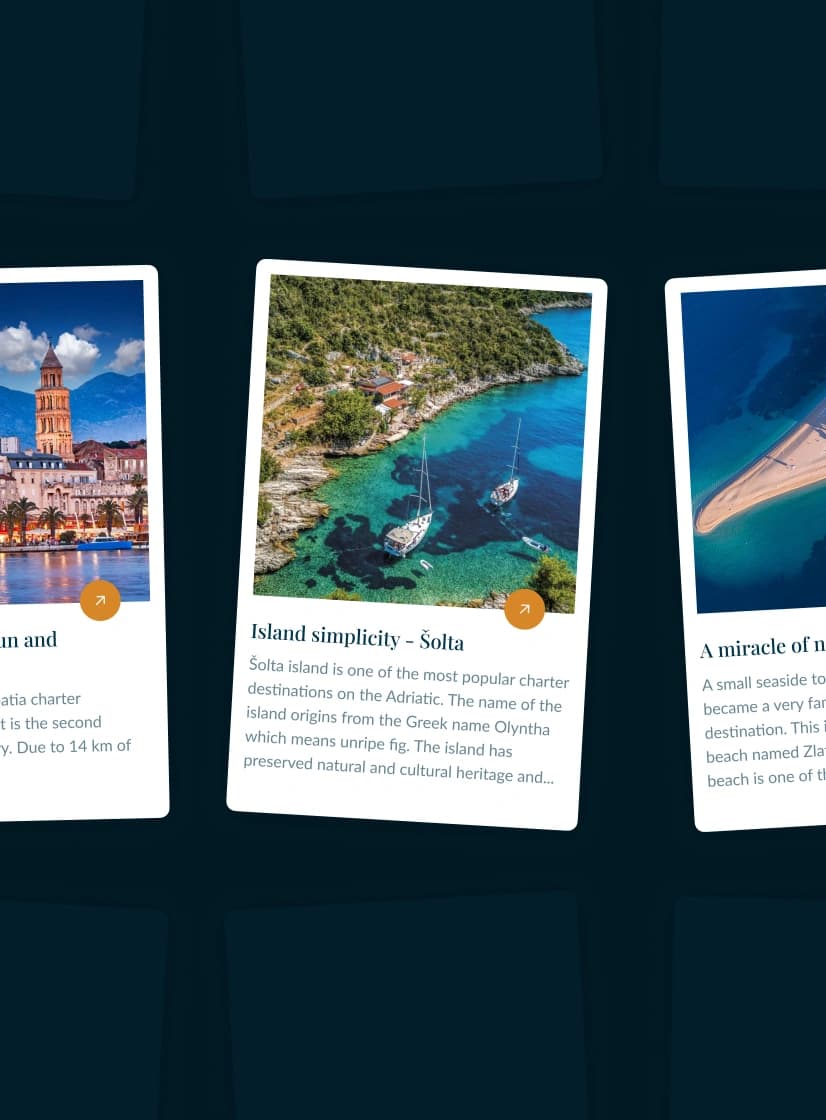 Blog Cards Designed Like Polaroids