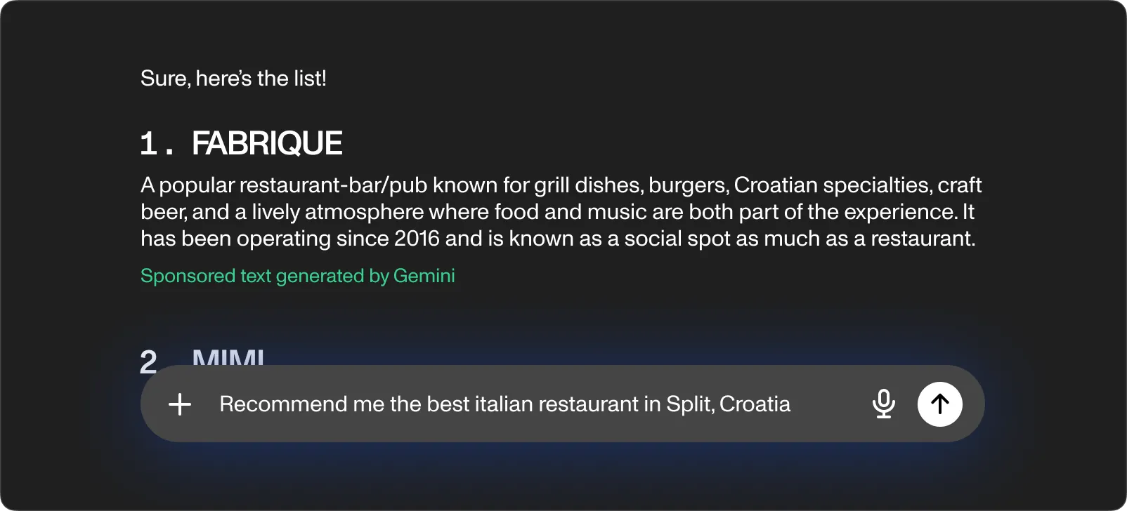Ads in chat