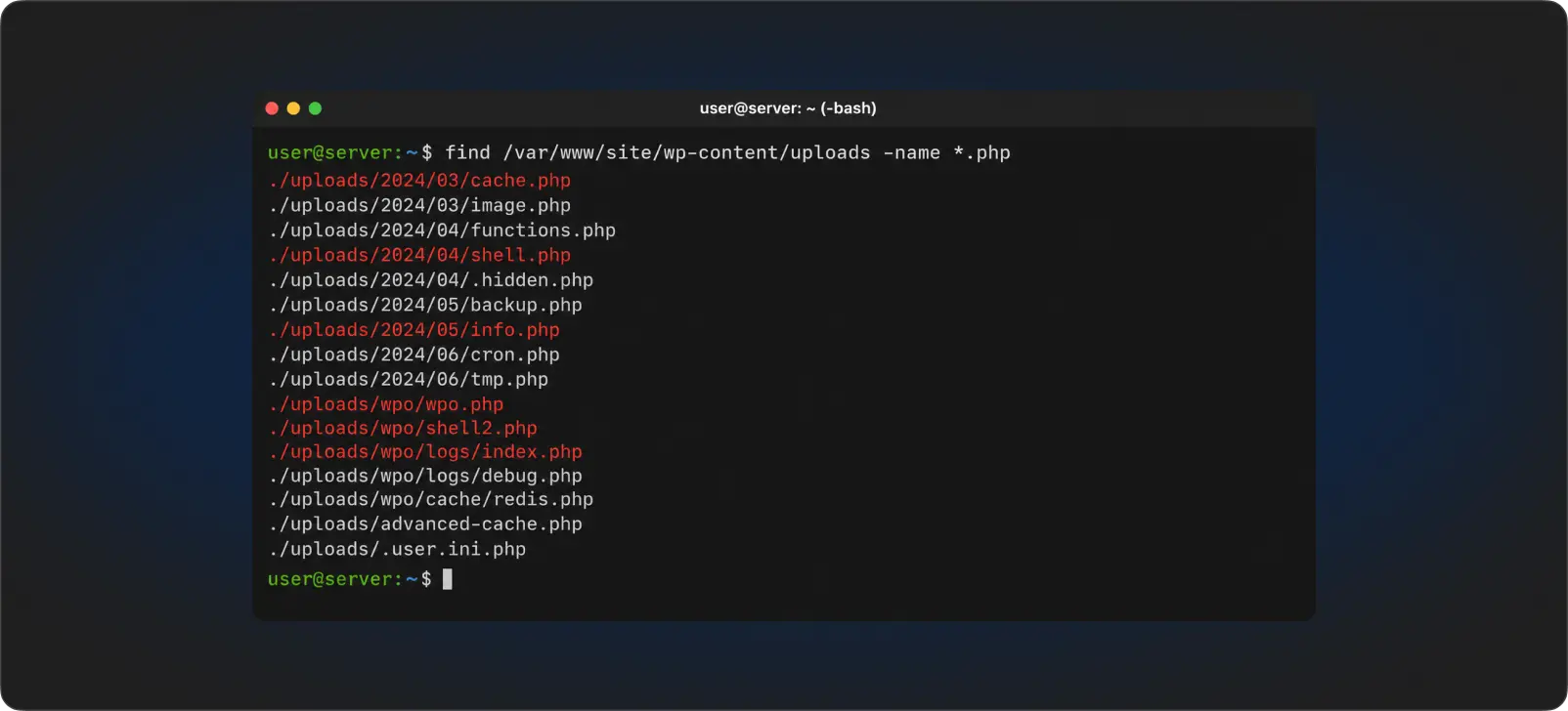 WordPress security priority checklist showing 7 essential hardening steps