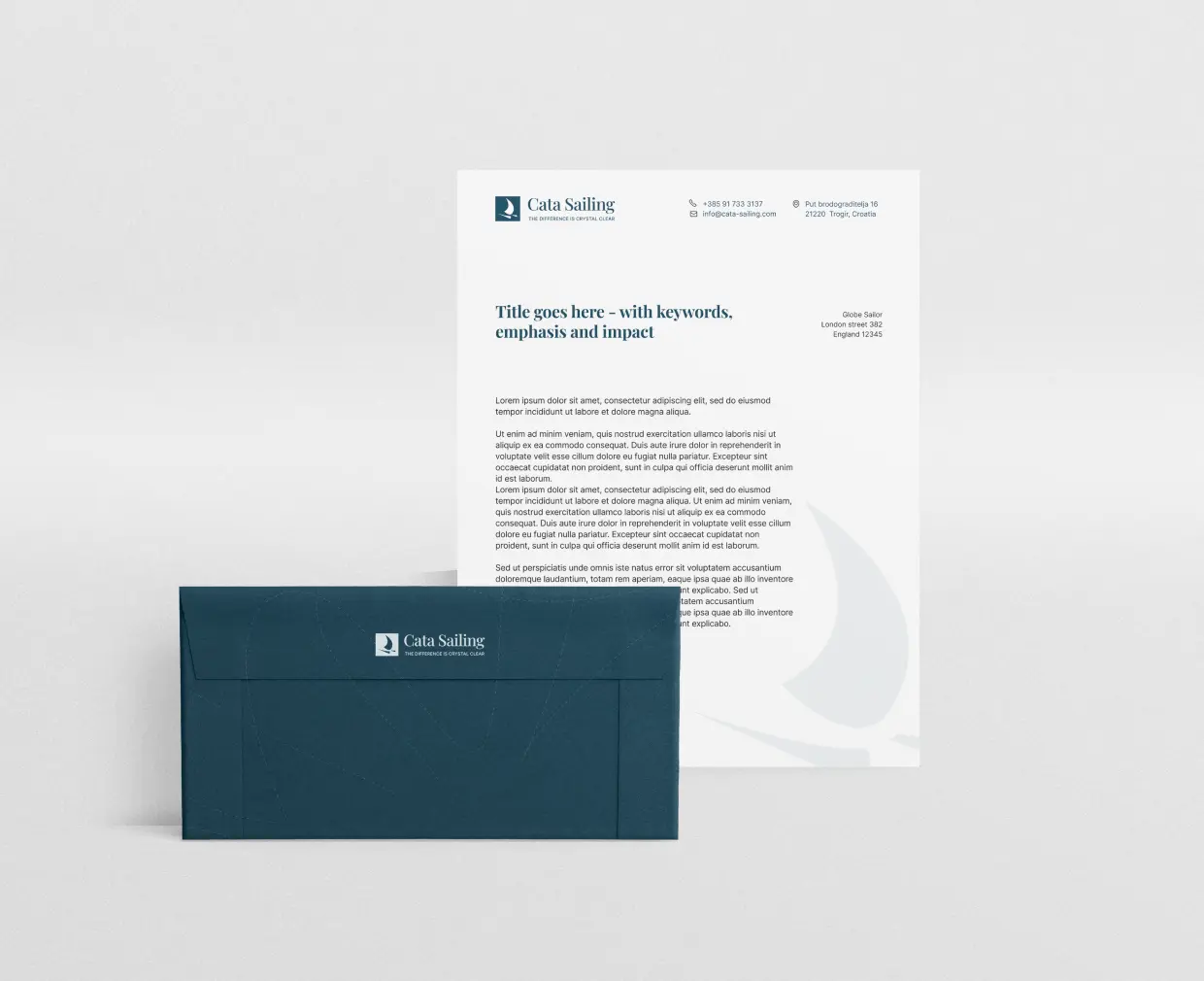 Cata Sailing Letter