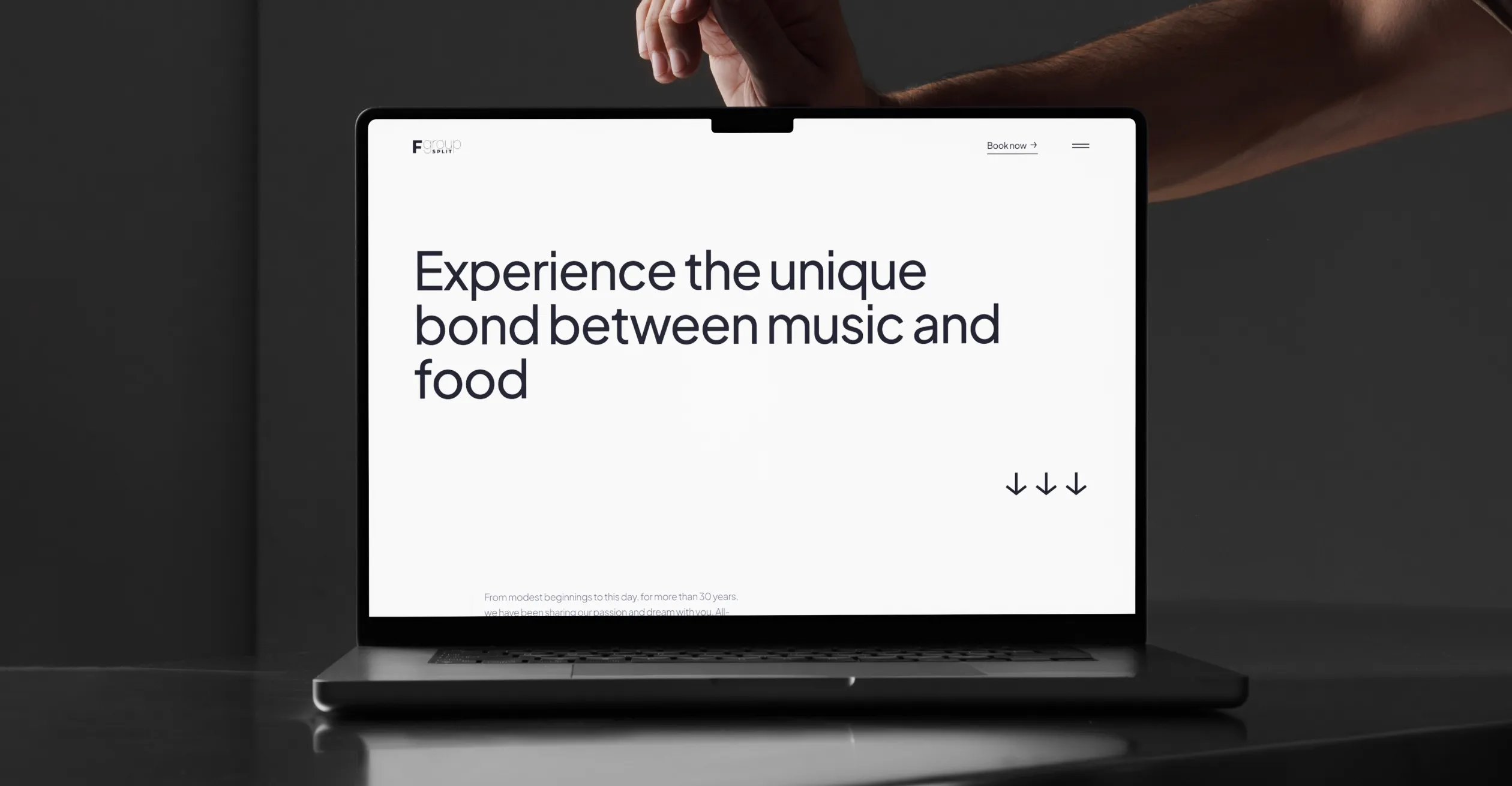 New F Group Website